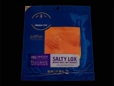 Sliced Salmon 3D model