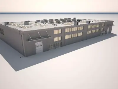 Cargo Building 7 3D model
