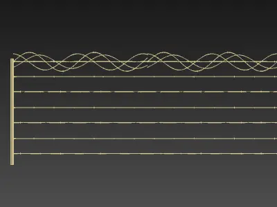 Barbed Wire Free 3D model