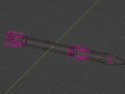 Military Missile 3D model