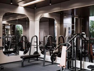 Private Gym 3D model