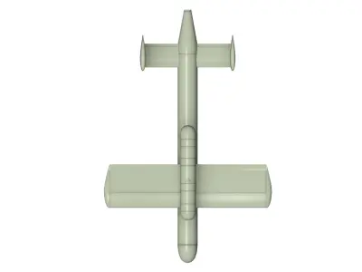 i go model1 kou radio controlled flying bomb 3D model