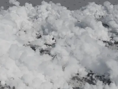 VDB Cumulonimbus Cloud Field 4 3D model