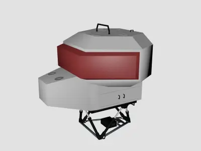 Simulator dome 3D model