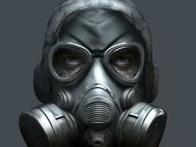 Helmet 3d model military combat Military scifi Low-poly 3D model Low-poly 3D model