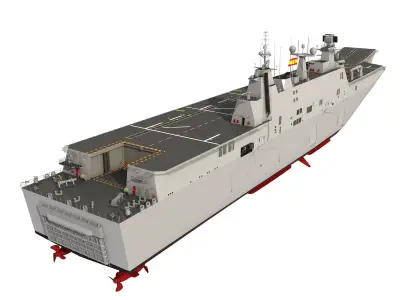 SPS JUAN CARLOS 1 SPANISH LHD 3D model