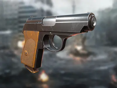 PBR Military Pack Low-poly 3D model