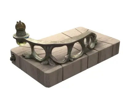 Jabbas Throne 1-6 scale Hottoys 3D print model