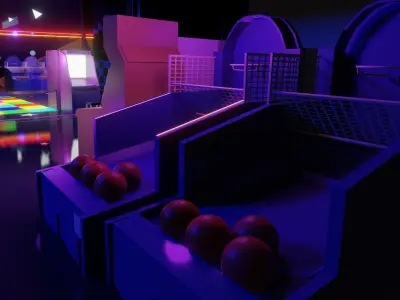 CYBERPUNK ARCADE 3D model