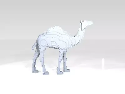 Dromedary Voxel 3D model