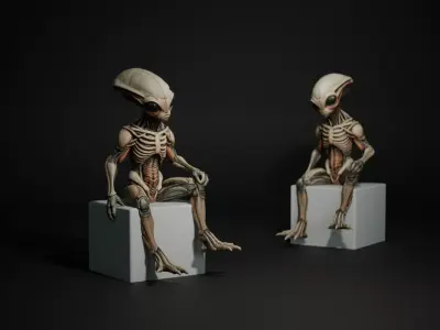 Arnold the Alien 3D model