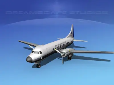 Convair C-131 Royal Australian AF 3D model