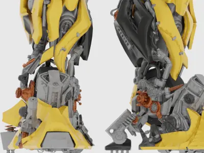 Bumblebee Transformer High-Detail 3D model