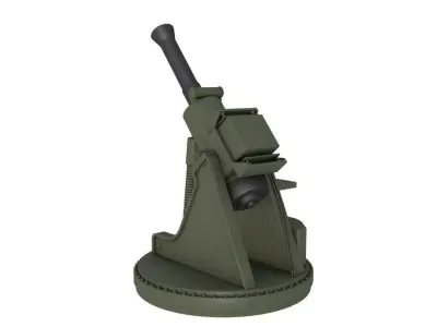 RMS6L 120 Mortar System 3D model