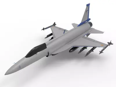 JF-17 Thunder 3D model