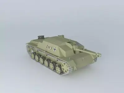 Stug III 40  Sturmgeschutz 40 Ausf G. 3D model