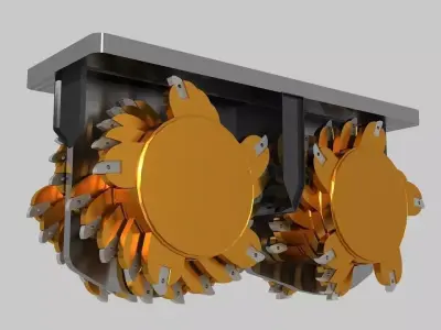 DIGGING MACHINE Free 3D model