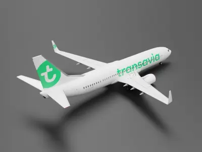 Boeing 737-800 Transavia 3D model