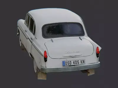 Moscar407 Antique Brown Sedan Low-poly 3D model