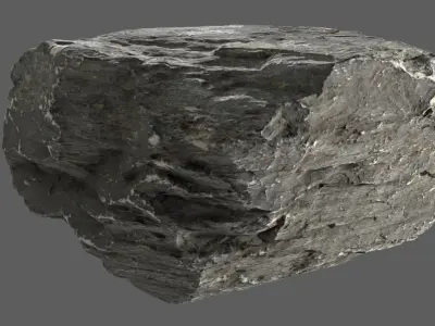 Scanned Cliff Rock 24 3D model