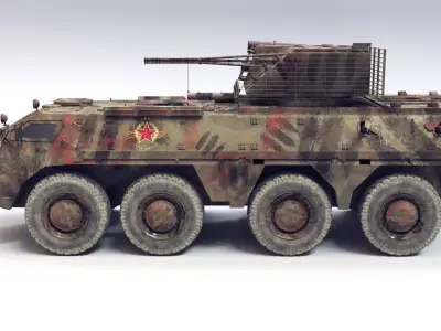 BTR-4 Armoured personnel carrier 3D model