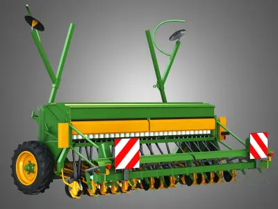 SEED DRILL Amazone D8 30 Super 3D model