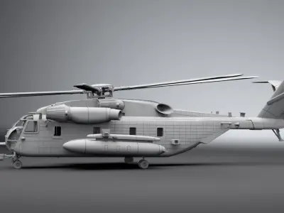 CH53E Super Stallion Scale model 3D print model