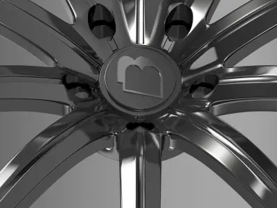 BB Audi R8 v10 plus rim 3D model