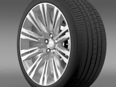 Chrysler 300C 2012 wheel 3D model