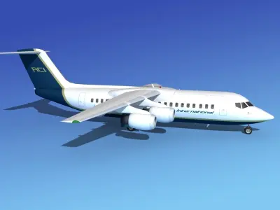 BAe 146-300 Air Charter Intl 3D model