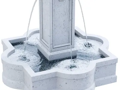 Campania - Provence Fountain 3D model