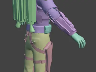 JANGO FETT Fortnite BIO Free 3D model