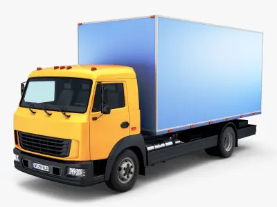 Truck Box v 1 3D model