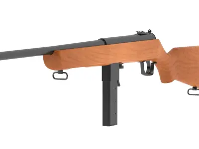 M50 Reising Submachine gun  3D model