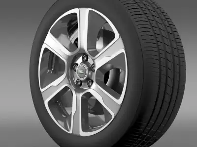 RangeRover Hybrid wheel 3D model