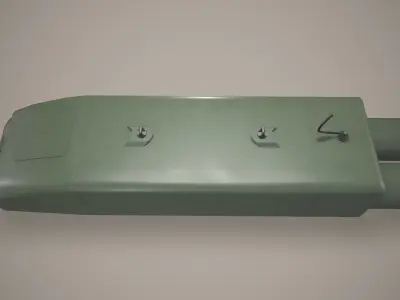  Launcher PARS 3LR With Missile X2 Low-poly 3D model