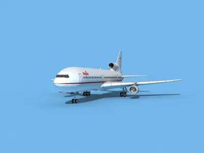 Lockheed L-1011 Orbital ATK 3D model