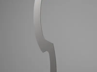 Medieval Dagger Khopesh Free 3D model