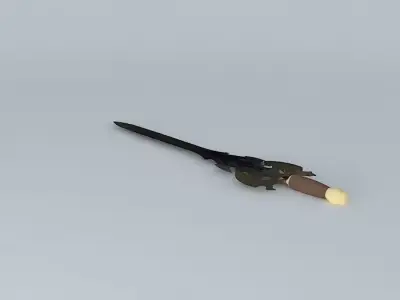 Fantasy Sword Free 3D model