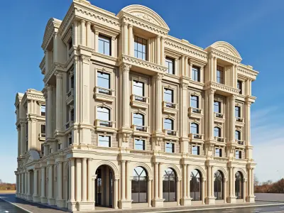 Commercial building 2 3D model