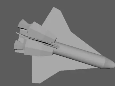spacecraft 3D model