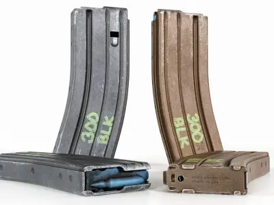 USGI EPM 30 Round M4 Magazine Free low-poly 3D model