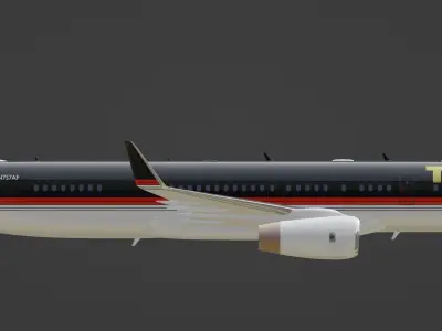 Trump Boeing 757-200 3D model
