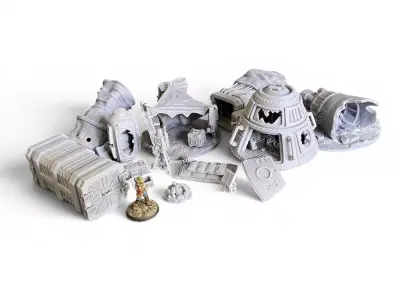  Escape Pod Crash Sit 3D print model
