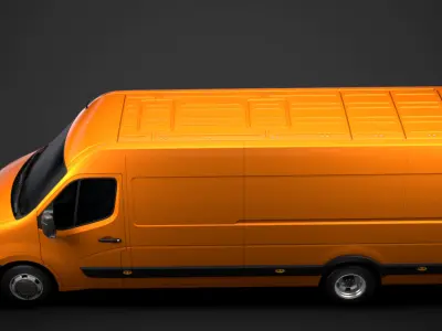 Opel Movano L4H2 Van 2020 3D model