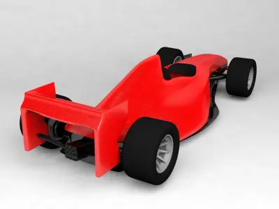 F1 3D model racing car Free low-poly 3D model