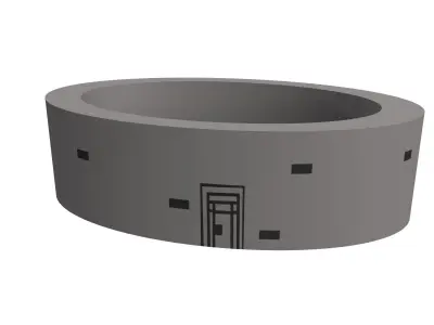 Medieval Set - 2 Towers - Different Walls - Ring Wall - Stones Low-poly 3D model