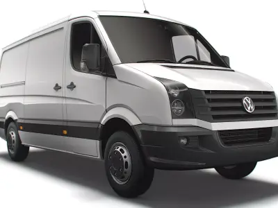 Volkswagen Crafter Van L2H1 2016 3D model