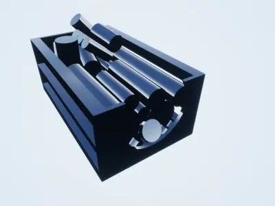 Wooden Wood Box 4K QUALITY 1 3D model