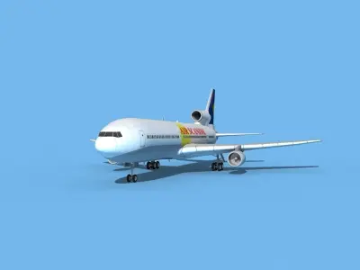 Lockheed L-1011 TriStar Air Scandic 3D model
